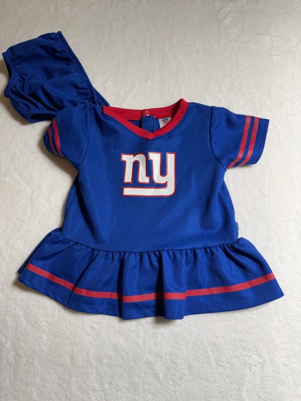 Gerber Toddler New York Giants Team Jersey Dress with Bottoms